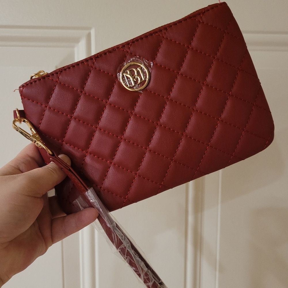 Badgley Mischka Clutch with Quilt